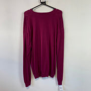 Purple Pink Lacoste Jumper Women's Large