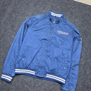 Blue Baseball Jacket Men's Medium