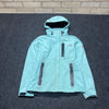 Baby Blue North Face Soft Shell Jacket Women's Medium