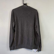 Grey Lacoste Cardigan Jumper Women's Large