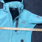 Baby Blue North Face Soft Shell Jacket Women's Medium