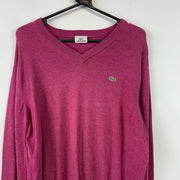 Pink Lacoste Jumper Women's Large