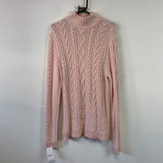 Pink Chaps Cable Knit Sweater Women's XL