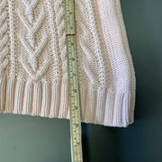 Pink Chaps Cable Knit Sweater Women's XL