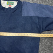 Vintage Navy Knitwear Sweater Men's Medium