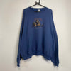 Blue Graphic Sweatshirt Jerzees Zion National Park 2XL