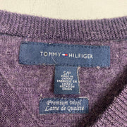 Purple Tommy Hilfiger Knitwear Sweater Large Womens Small