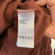 Brown Reiss Corduroy Shirt Men's Large