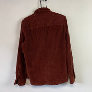 Brown Reiss Corduroy Shirt Men's Large