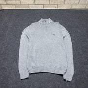 Grey Chaps Knitwear Sweater Men's Large