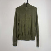 Green Tommy Hilfiger Knit Jumper Sweater Small