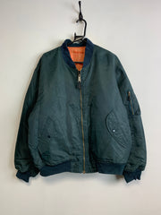 Green Varsity Jacket Men's XL