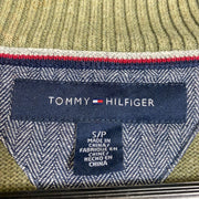 Green Tommy Hilfiger Knit Jumper Sweater Small