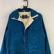 Blue Woolrich Winter Coat Men's Small