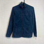 Navy Womens North Face Full Zip Fleece Small