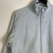 Blue Columbia Full Zip Fleece Womens Small