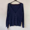 Navy Tommy Hilfiger Cardigan Jumper Women's Large