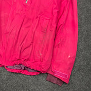 Hot Pink North Face Raincoat Women's XL