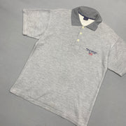 Grey Polo Sport Polo Shirt Men's Large