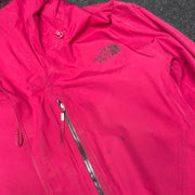 Hot Pink North Face Raincoat Women's XL