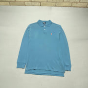 Vintage Blue Polo Ralph Lauren Polo Shirt Women's Medium