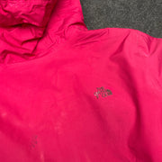 Hot Pink North Face Raincoat Women's XL