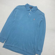 Vintage Blue Polo Ralph Lauren Polo Shirt Women's Medium