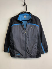 Grey Nike Logo Embroidery & Badge Windbreaker Men's Medium