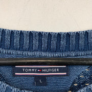 Blue Tommy Hilfiger Jumper Women's Large