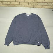 Vintage 90s Navy Russell Athletic Blank Sweatshirt Men's XL