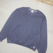 Vintage 90s Navy Russell Athletic Blank Sweatshirt Men's XL