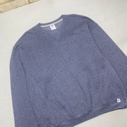 Vintage 90s Navy Russell Athletic Blank Sweatshirt Men's XL