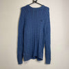 Blue Chaps Ralph Lauren Knit Jumper Sweater Medium