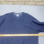 Vintage 90s Navy Russell Athletic Blank Sweatshirt Men's XL