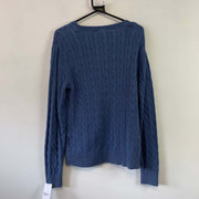 Blue Tommy Hilfiger Cable Knit Sweater Women's XL