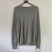 Grey Tommy Hilfiger Jumper Men's Small