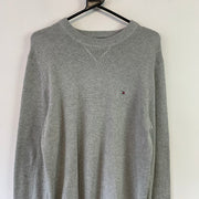 Grey Tommy Hilfiger Jumper Men's Small