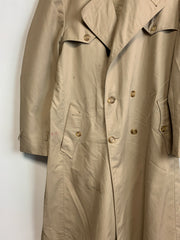 Khaki Christian Dior Trench Coat Men's Large