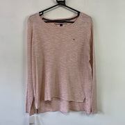 Pink Tommy Hilfiger Jumper Women's Large