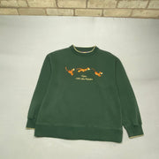 Green Disney Sweatshirt Men's Small