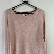 Pink Tommy Hilfiger Jumper Women's Large