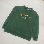 Green Disney Sweatshirt Men's Small