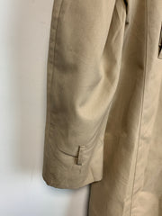 Khaki Christian Dior Trench Coat Men's Large