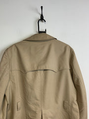 Khaki Christian Dior Trench Coat Men's Large