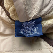 Beige Polo Ralph Lauren Quilted Fleece Lined Jacket Women's XL