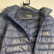 Navy North Face Puffer Jacket Womens XL