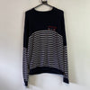 Black and White Tommy Hilfiger Jumper Women's XL