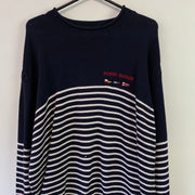 Black and White Tommy Hilfiger Jumper Women's XL