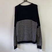 Black and White Tommy Hilfiger Jumper Women's XL