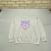 Grey Gildan Print Sweatshirt Men's XXL